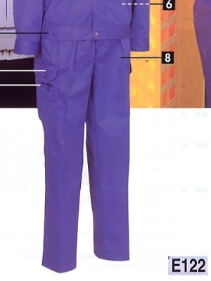 NAKATUKA CALJAC,E122,ツータックカーゴパンツの写真は2024-25最新カタログ46ページに掲載されています。