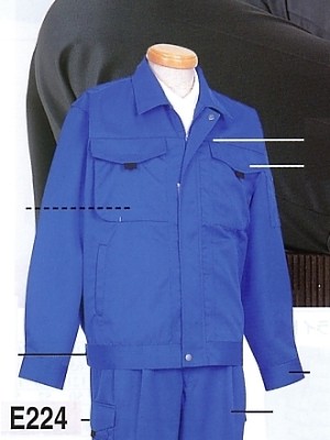 NAKATUKA CALJAC,E224,ブルゾンの写真は2024-25最新カタログ41ページに掲載されています。