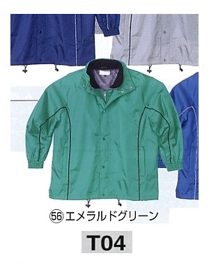 NAKATUKA CALJAC,T04,ウインドブレーカー(軽防寒)の写真は2024-25最新カタログ90ページに掲載されています。