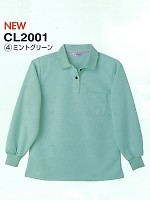 CL2001 女子長袖ポロシャツ(廃番)の関連写真0