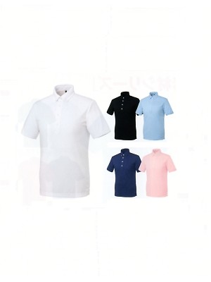 明石スクールユニフォームカンパニー E-style PETICOOL [明石被服],CAFS027,ドライボタンダウンシャツ(廃の写真です