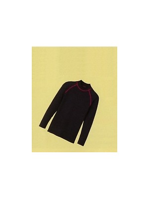 明石スクールユニフォームカンパニー E-style PETICOOL [明石被服],UCA704,レディースハイネック長袖シャツの写真です
