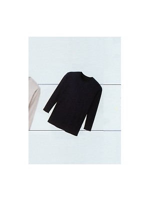 明石スクールユニフォームカンパニー E-style PETICOOL [明石被服],UCA752,メンズ丸首長袖シャツの写真です