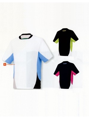 明石スクールユニフォームカンパニー E-style PETICOOL [明石被服],UZFS022,プラクティスTシャツの写真です