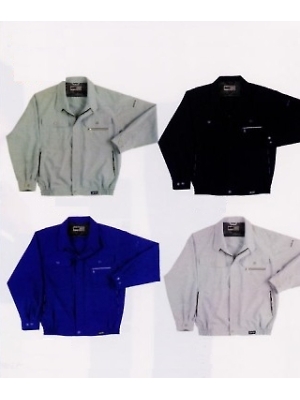 日新被服（ＲＡＫＡＮ）,036,長袖ブルゾンの写真は2025最新カタログ108ページに掲載されています。