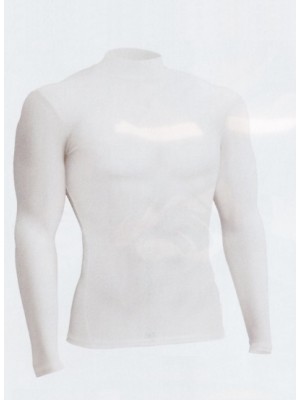日新被服（ＲＡＫＡＮ）,7122,適圧長袖ローネックシャツの写真は2022最新カタログ84ページに掲載されています。