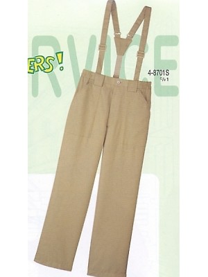 サンエス SUN-S,4-8701S,メンズサスペンダーパンツの写真です