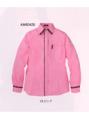 サンエス SUN-S,AM60426,レディース長袖シャツの写真です