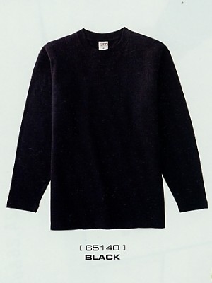 cressai　Sweepy　WORKSHIP,65140,長袖Tシャツ(ブラック)の写真です