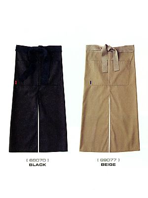 セロリー Selery ifory SKITTO,69070,エプロン(ブラック)の写真です