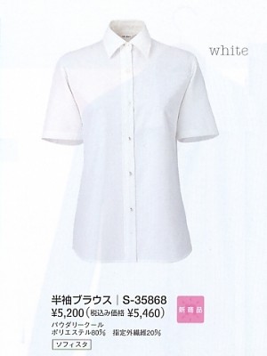 セロリー Selery ifory SKITTO,S35868,半袖ブラウス(16廃番)の写真です