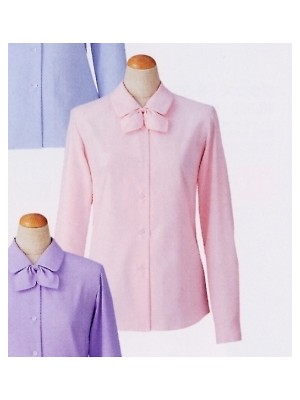 セロリー Selery ifory SKITTO,S35966,長袖ブラウス(ピンク)の写真は2025-26最新カタログ230ページに掲載されています。