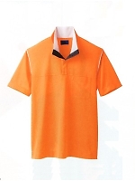 65304 半袖ポロシャツ(オレンジ)の関連写真0