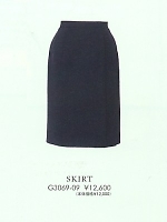 T81530 スカート(G3069)黒の関連写真6
