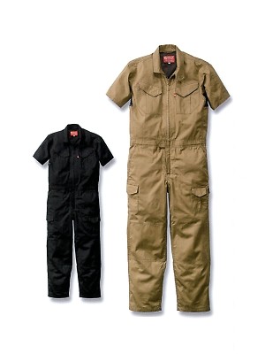 エスケープロダクト GRACE ENGINEER’S ツナギ(つなぎ服),GE629,半袖ツナギ(カーゴ)の写真は2025最新カタログ23ページに掲載されています。