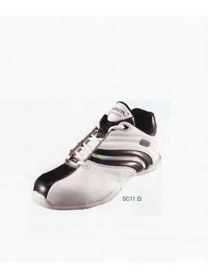 シモン(simon),2311980,作業靴SC11白の写真は2013最新カタログ41ページに掲載されています。