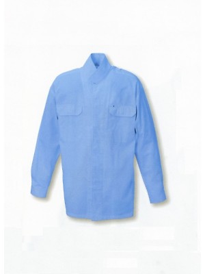 シンメン BigRun,2455,脇メッシュ立ち襟シャツの写真です