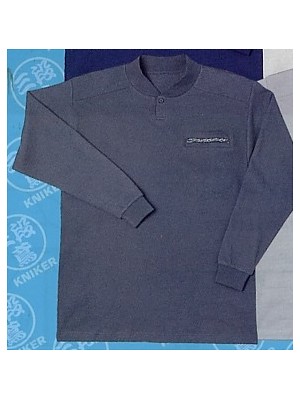 シンメン BigRun,3951,刺し子入りヘンリーネックシャツの写真は2008-9最新カタログ29ページに掲載されています。