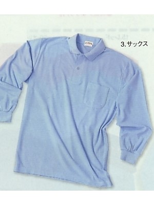 シンメン BigRun,817,E/C鹿の子長袖ポロシャツの写真は2018-19最新カタログ116ページに掲載されています。