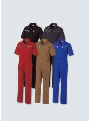 ＳＯＷＡ(桑和),9907,半袖続服(ツナギ)の写真は2025最新カタログ208ページに掲載されています。