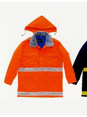 橘被服 Specialist,7500,紳士警備服コートの写真は2024最新カタログ43ページに掲載されています。