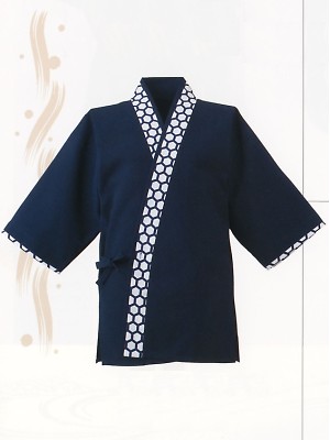 東宝白衣 甚平 祭り用品,2948-20,亀甲白衿紺甚平の写真は2024最新カタログ26ページに掲載されています。