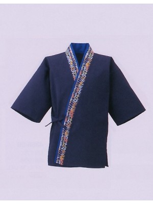 東宝白衣 甚平 祭り用品,4127-01,春夏衿紺甚平の写真は2024最新カタログ10ページに掲載されています。