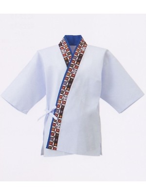 東宝白衣 甚平 祭り用品,4223-01,花格子衿白甚平の写真は2024最新カタログ9ページに掲載されています。