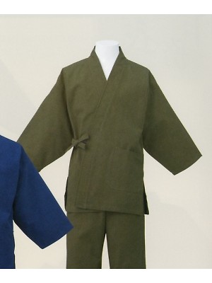 東宝白衣 甚平 祭り用品,S5600-09,作務衣デニムグリーンの写真は2024最新カタログ36ページに掲載されています。