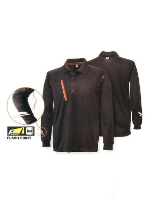 TSデザイン TS DESIGN [藤和],5075,長袖ポロシャツの写真は2025最新カタログ109ページに掲載されています。