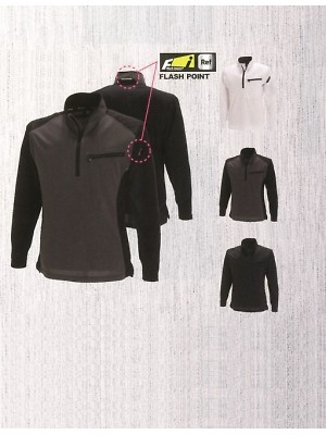 TSデザイン TS DESIGN [藤和],846305,ワークニットロングシャツの写真は2025最新カタログ43ページに掲載されています。