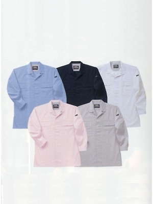 寅壱(TORA style),1011-186,ミニ襟オープンシャツの写真は2024最新カタログ131ページに掲載されています。