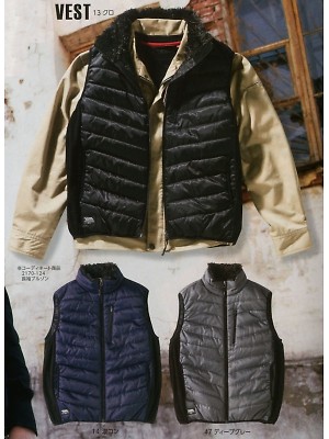 寅壱(TORA style),2581-602,防寒ベストの写真は2020-21最新カタログ59ページに掲載されています。