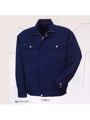 寅壱(TORA style),3400-124,長袖ブルゾンの写真は2012-13最新カタログ67ページに掲載されています。