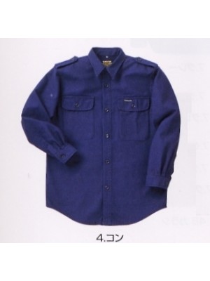 寅壱(TORA style),4441-619,アーミーシャツ厚手の写真は2020-21最新カタログ110ページに掲載されています。