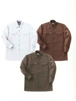 寅壱(TORA style),7160-125,長袖シャツの写真は2024最新カタログ103ページに掲載されています。