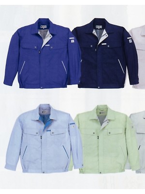 XEBEC ジーベック,1554,長袖ブルゾン（春夏物）の写真は2025最新カタログ155ページに掲載されています。