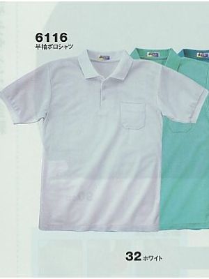ＸＥＢＥＣ,6116,半袖ポロシャツの写真は2008-9最新カタログ235ページに掲載されています。