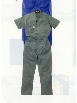 山田辰 DICKIES WORK　AUTO-BI THEMAN,1-1201,半袖ツヅキ服の写真は2022最新カタログ98ページに掲載されています。