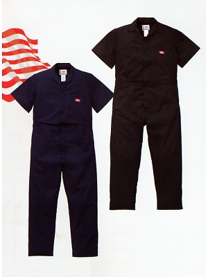 山田辰 DICKIES WORK　AUTO-BI THEMAN,3399,半袖インポートツヅキ服(ツナギ)の写真です