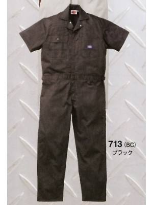山田辰 DICKIES WORK　AUTO-BI THEMAN,713,半袖ストライプツヅキ服の写真です
