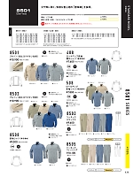 508 ロールアップ長袖シャツのカタログページ(cocc2023w111)