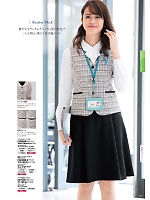 FS45898 脇ゴムソフトプリーツスカートのカタログページ(forn2023w013)