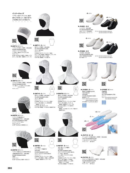 セブンユニホーム SEVEN UNIFORM [白洋社],AW710 吸汗ニット付頭巾(白)の写真は2024最新オンラインカタログ300ページに掲載されています。