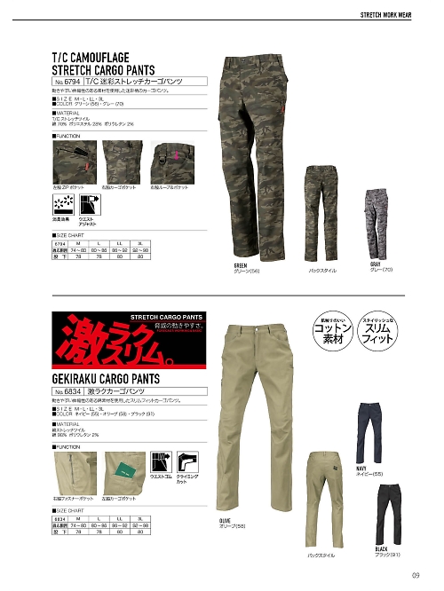 カジメイク Kajimeiku,6776,ツナギの写真は2020最新カタログ9ページに掲載されています。