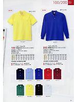 100 ヘビーウェイト半袖ポロシャツのカタログページ(kkrs2009n017)