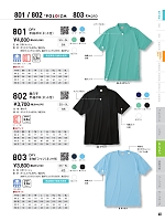 801 DRY半袖ポロシャツ(ネット付)のカタログページ(kkrs2024n068)