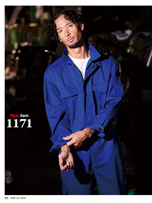 ＫＵＲＥ(クレヒフク),1171 長袖メッシュツナギの写真は2025最新オンラインカタログ5ページに掲載されています。