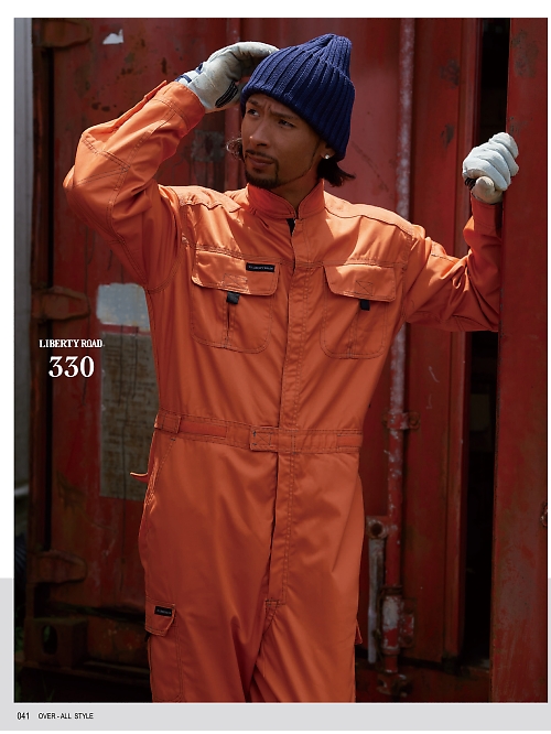 ＫＵＲＥ(クレヒフク),330,長袖ツナギの写真は2025-26最新のオンラインカタログの41ページに掲載されています。