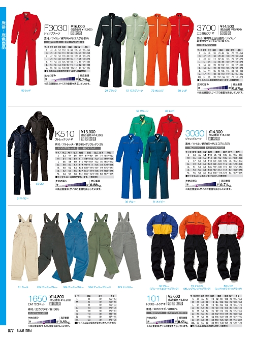 ＫＵＲＥ(クレヒフク),1650,CATサロペットの写真は2025-26最新のオンラインカタログの77ページに掲載されています。